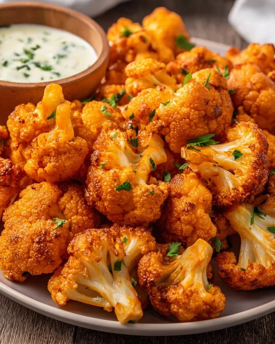 Air Fryer Buffalo Cauliflower Recipe