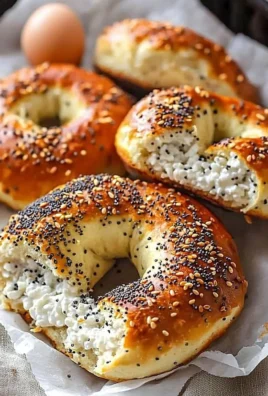 Delicious air fryer protein bagels served with toppings