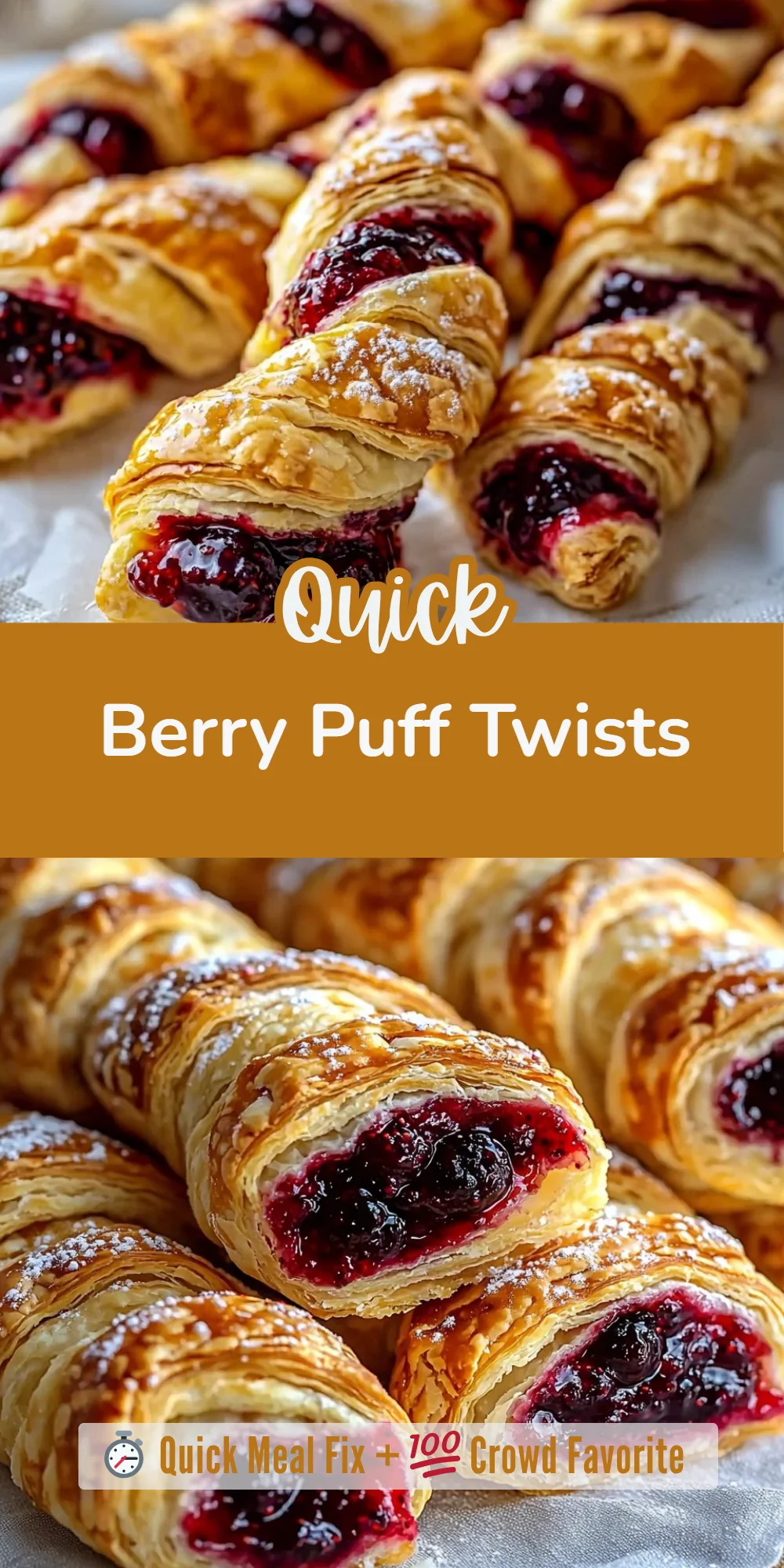 Berry Puff Twists