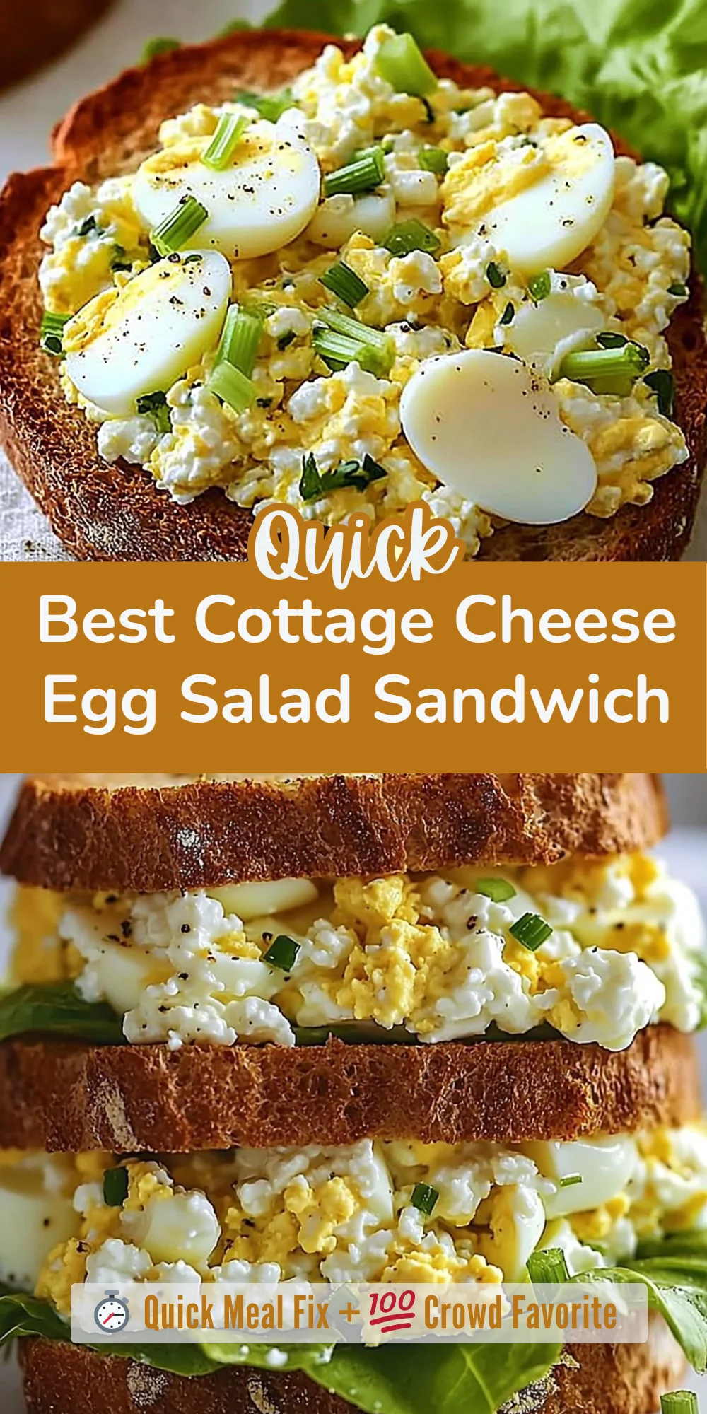 Best Cottage Cheese Egg Salad Sandwich