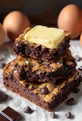 Delicious brown butter brookies featuring chewy cookies and fudgy brownie layers.