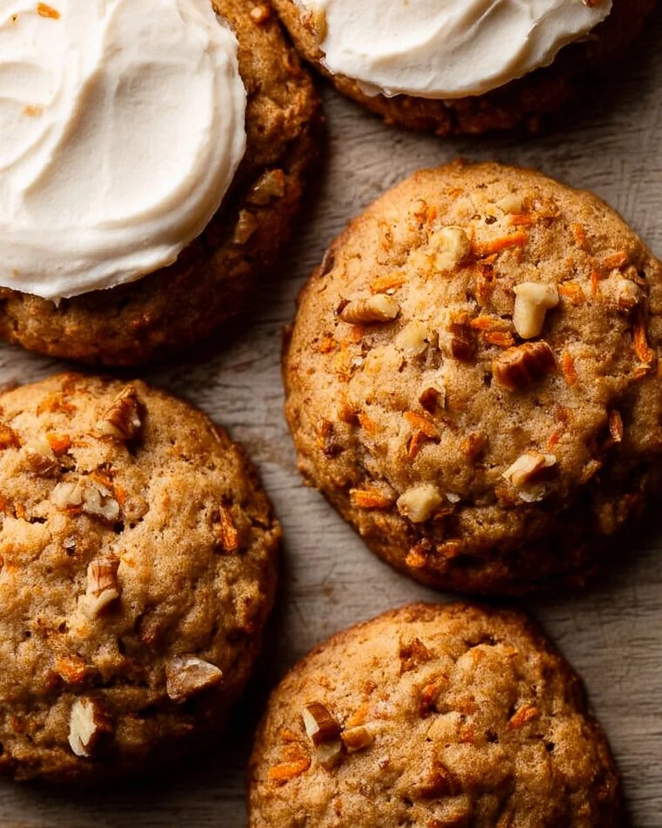 Chewy Carrot Cake Cookies
