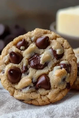 Freshly baked chewy chocolate chip cookies on a cooling rack