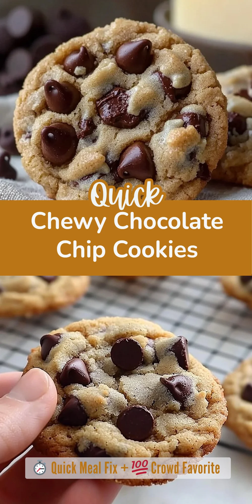 Chewy Chocolate Chip Cookies