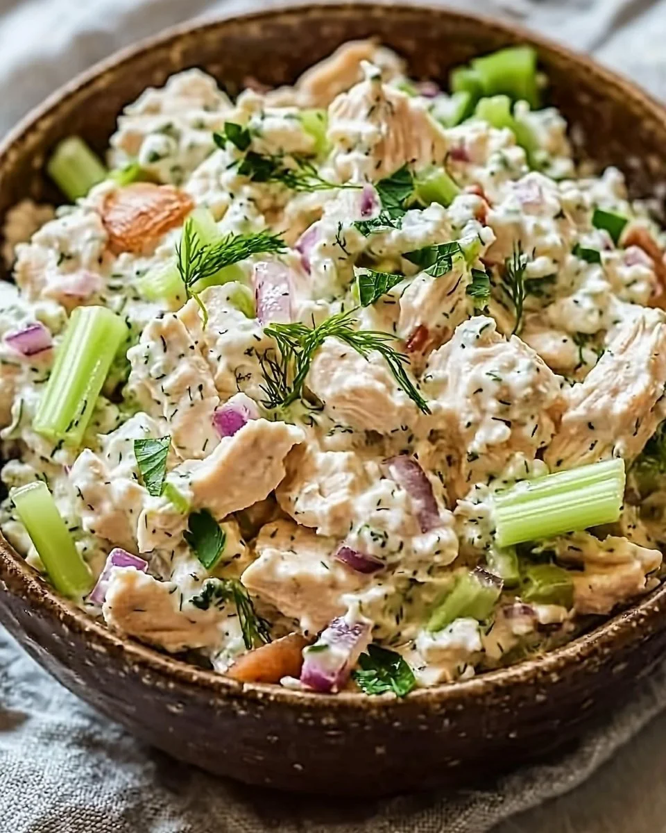 Cottage Cheese Chicken Salad