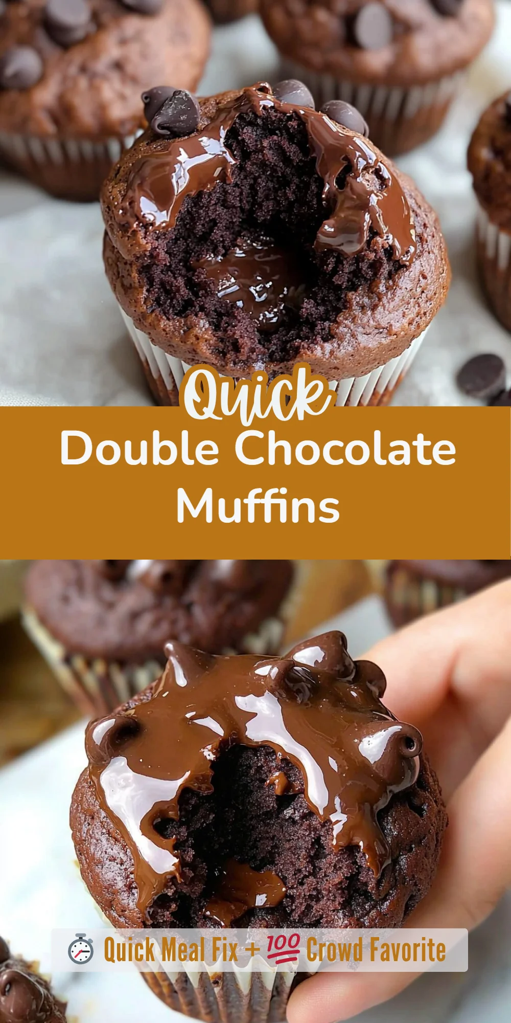 Double Chocolate Muffins