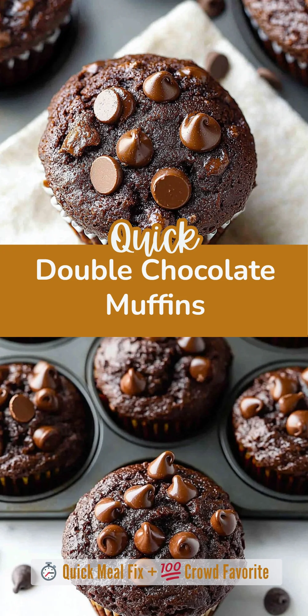 Double Chocolate Muffins