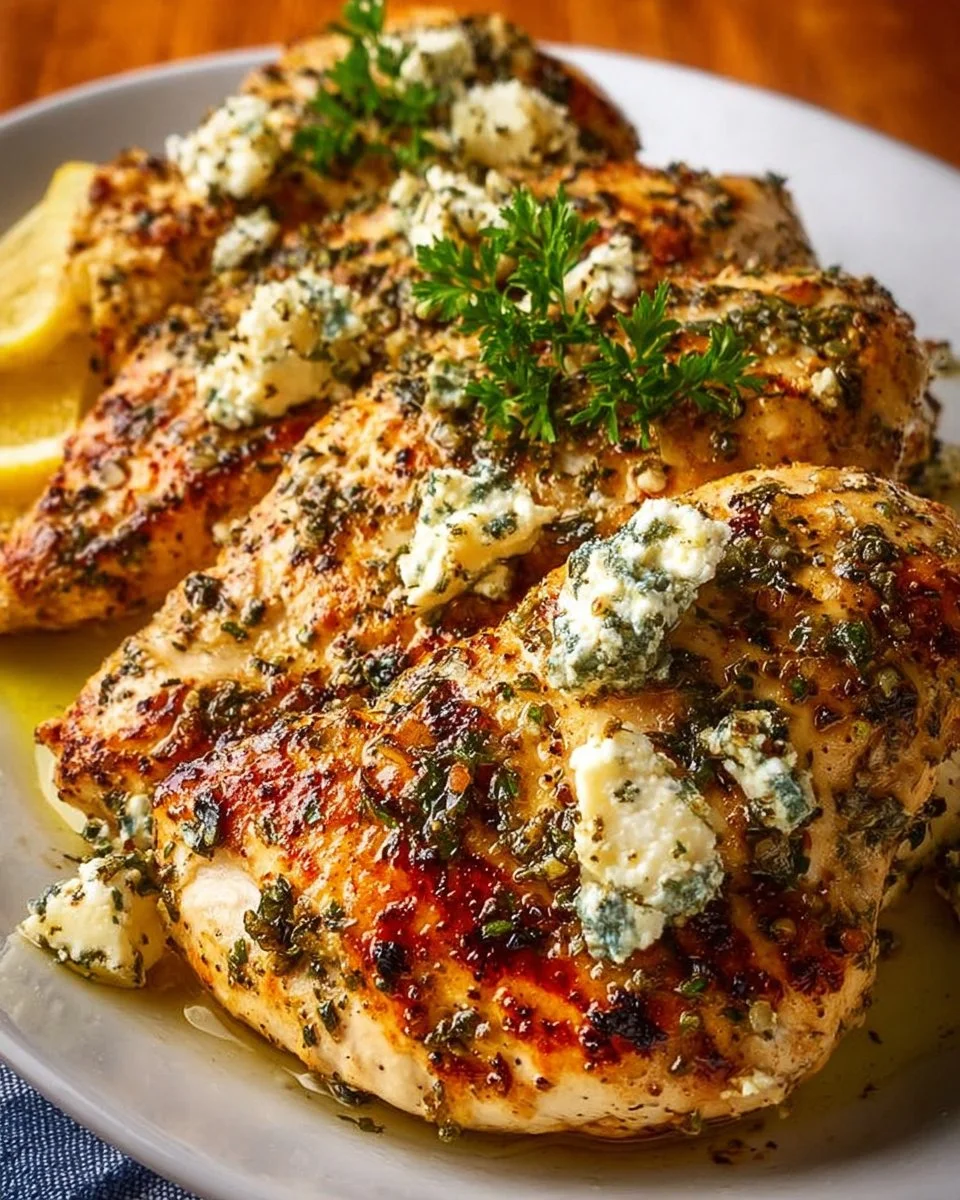 Greek Chicken with Lemon and Feta