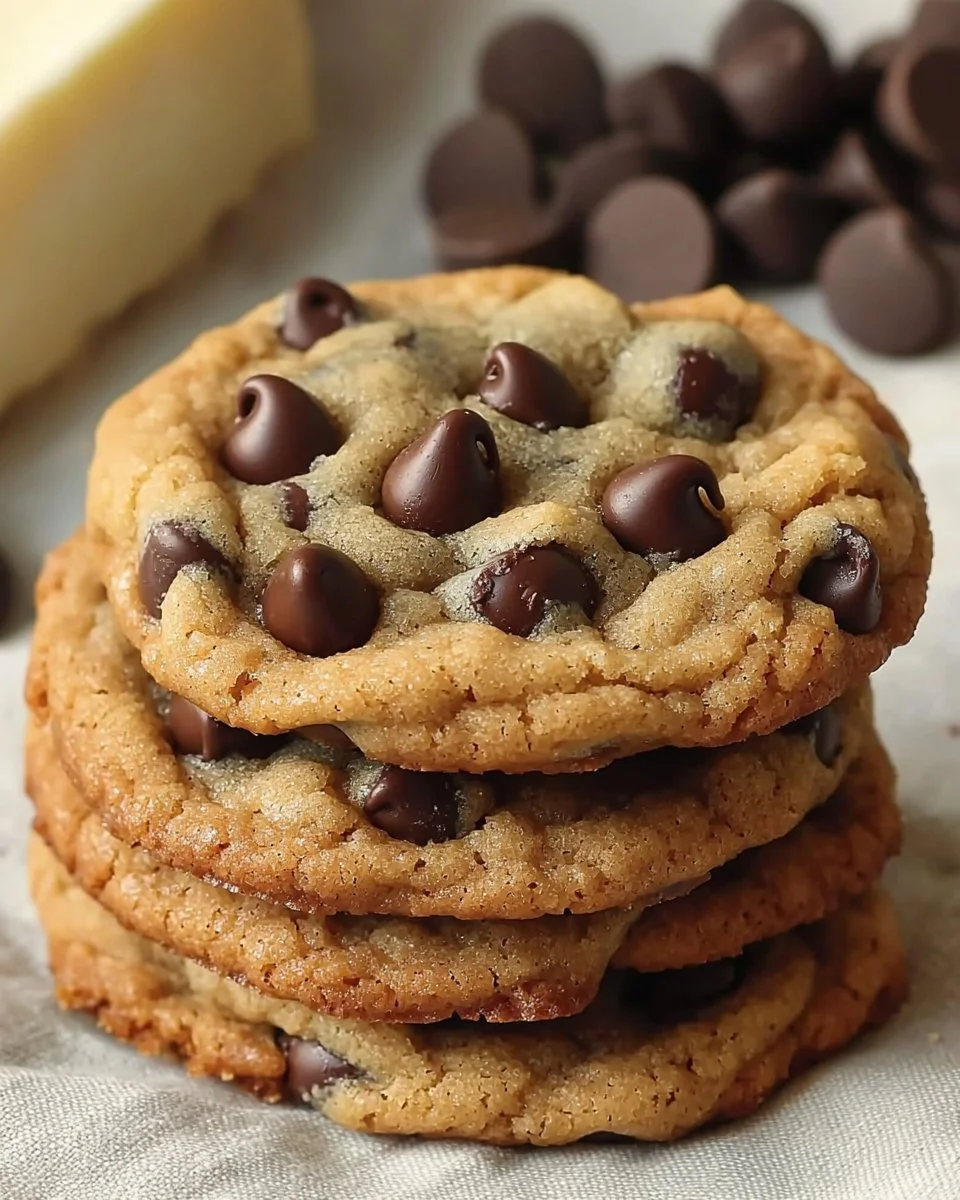 Batch of homemade chocolate chip cookies on a cooling rack.