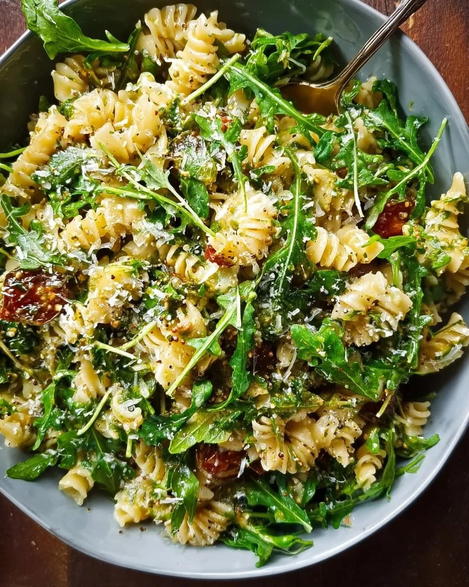 Lemon Arugula Pasta Salad Recipe