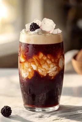 Refreshing Midnight Malibu Dirty Soda in a glass with ice and garnish