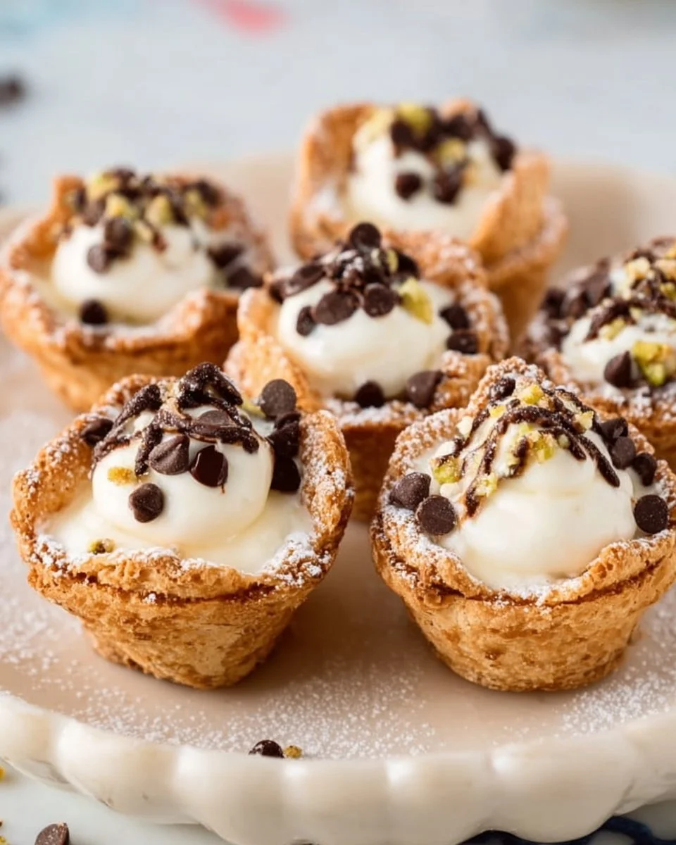 Mini Cannoli Cups