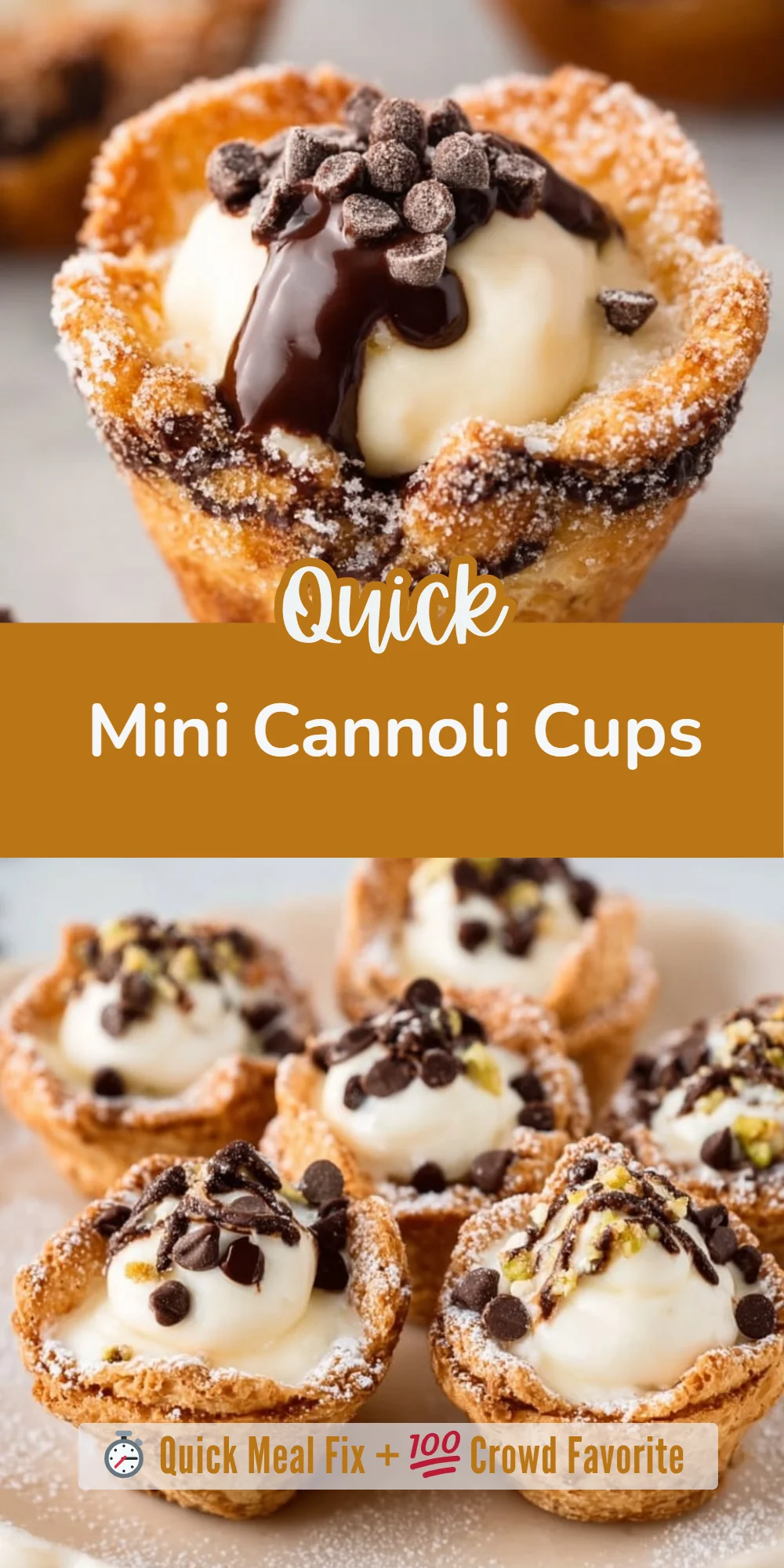 Mini Cannoli Cups