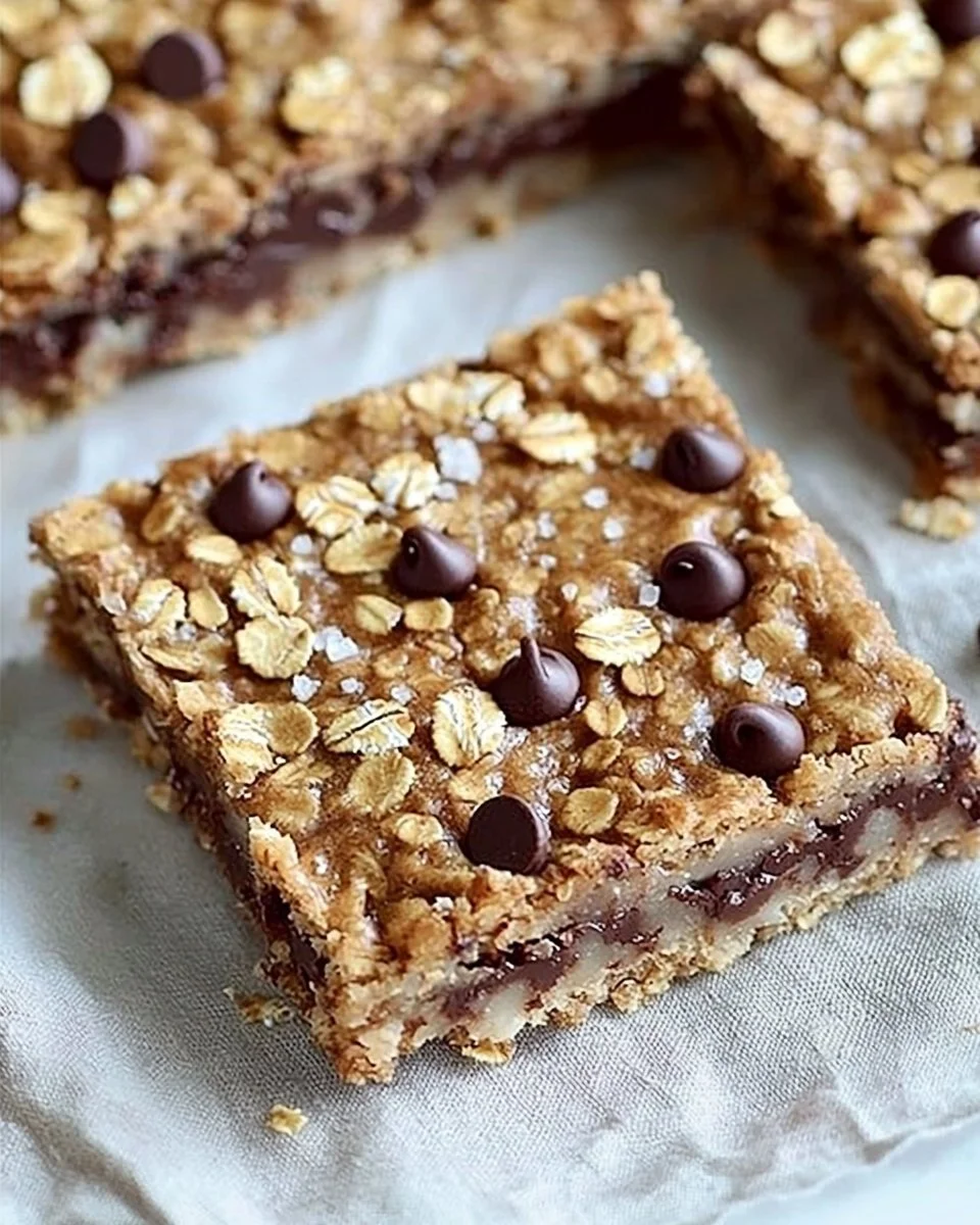 Oatmeal Chocolate Chip Bars