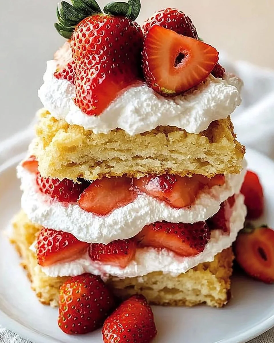 Quick Classic Strawberry Shortcake