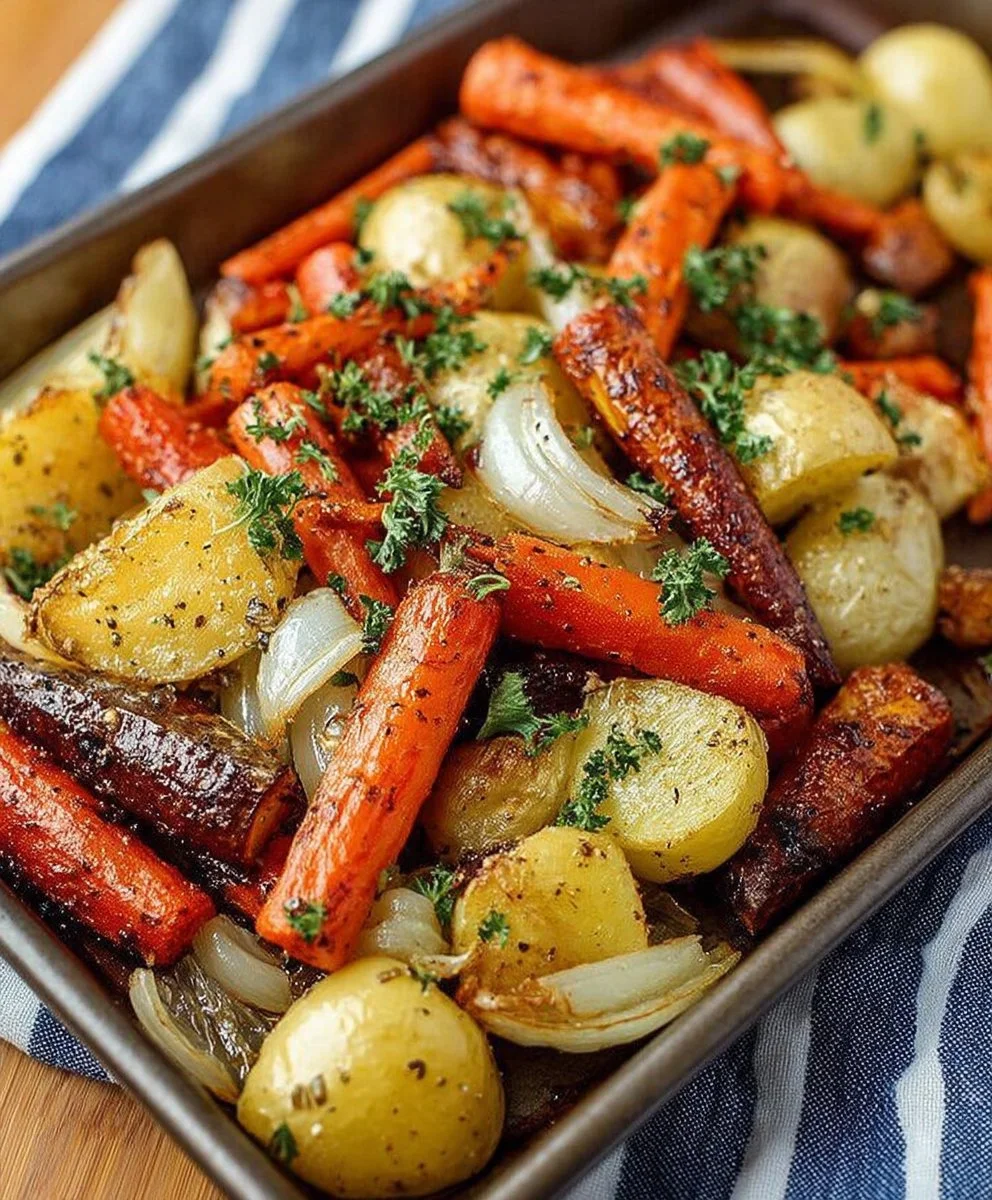 Roast Carrots, Potatoes & Onions: A Simple, Flavorful Side Dish