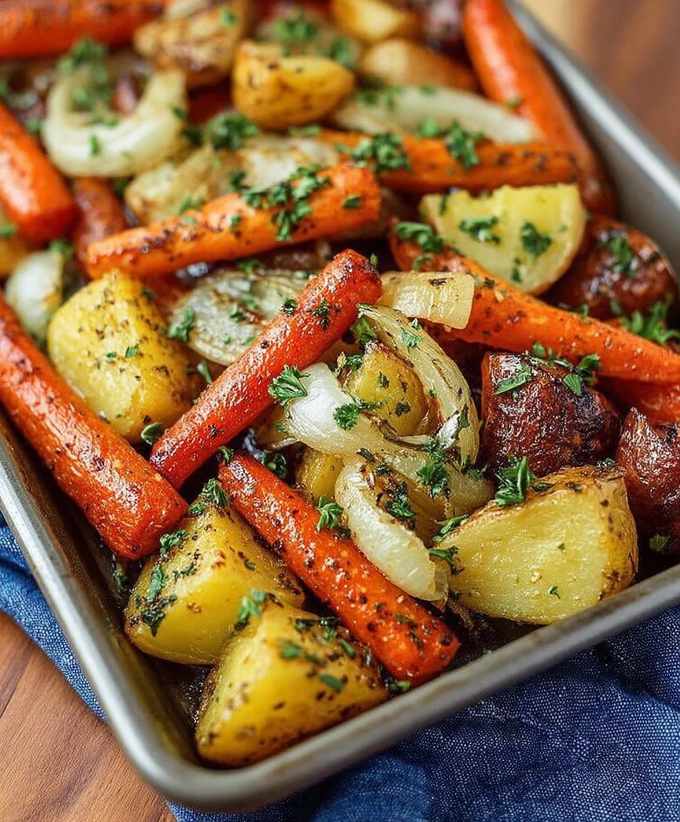 Roast Carrots, Potatoes & Onions: A Simple, Flavorful Side Dish