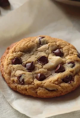 Single serve chocolate chip cookie made without eggs, perfect for a quick dessert