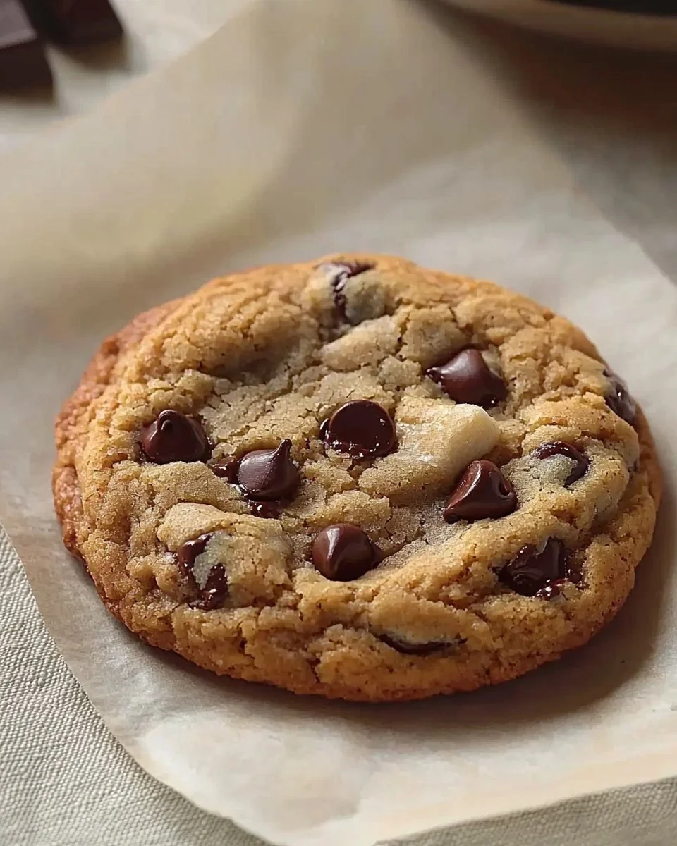 Single Serve Chocolate Chip Cookie (No Egg)