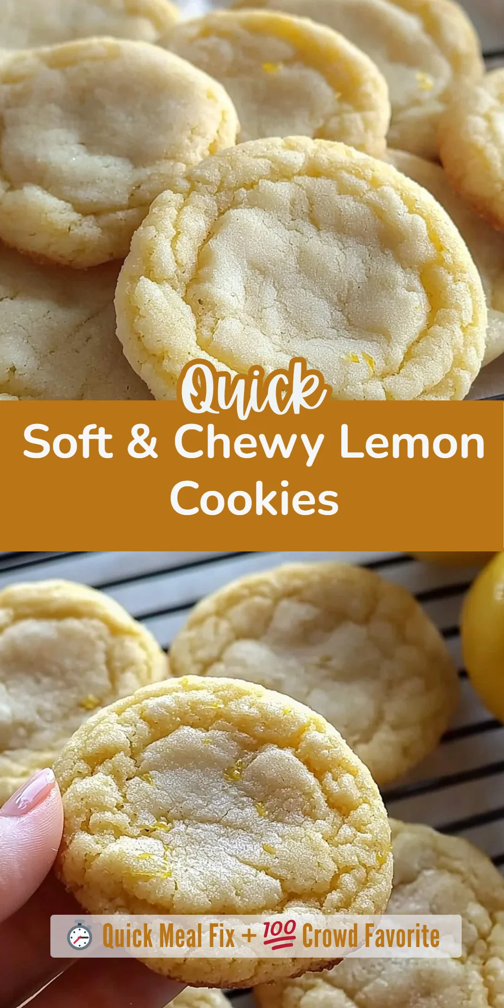 Soft & Chewy Lemon Cookies