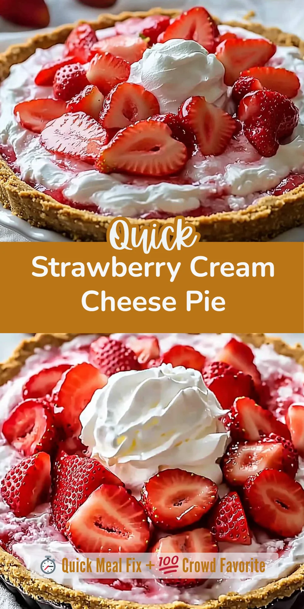 Strawberry Cream Cheese Pie