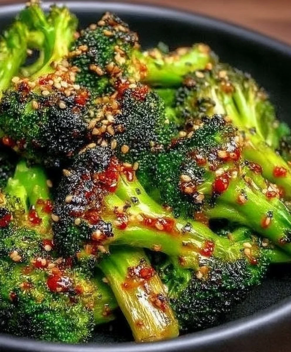 Sweet Chili Roasted Broccoli