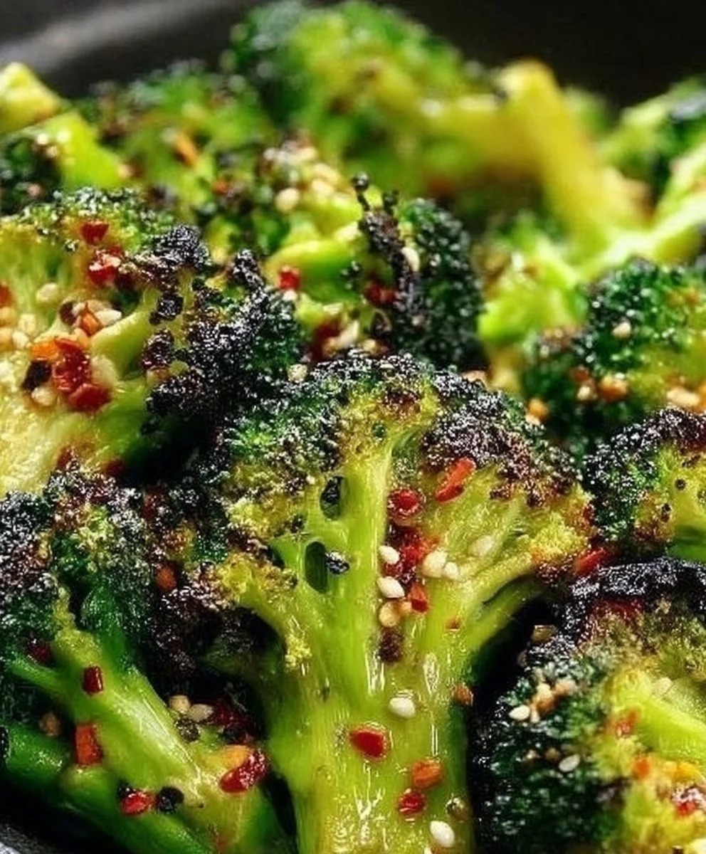 Sweet Chili Roasted Broccoli