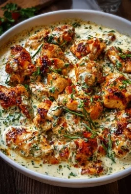 Delicious Turkish Chicken served with a creamy white sauce on a plate