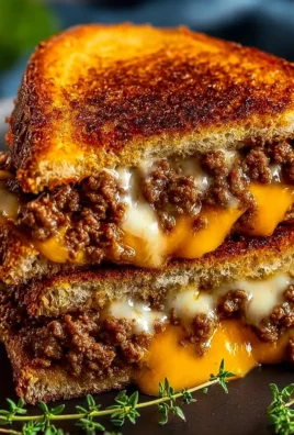 Ultimate Cheesy Ground Beef Melt with melted cheese and flavorful ground beef