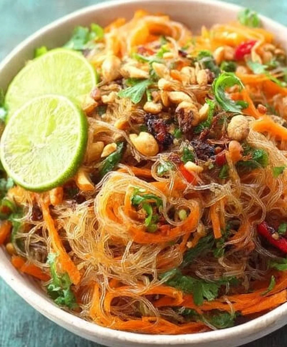 Yum Woon Sen (Cold Thai Glass Noodle Salad)