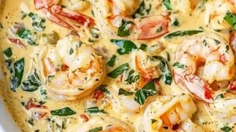 15-Minute Creamy Tuscan Shrimp