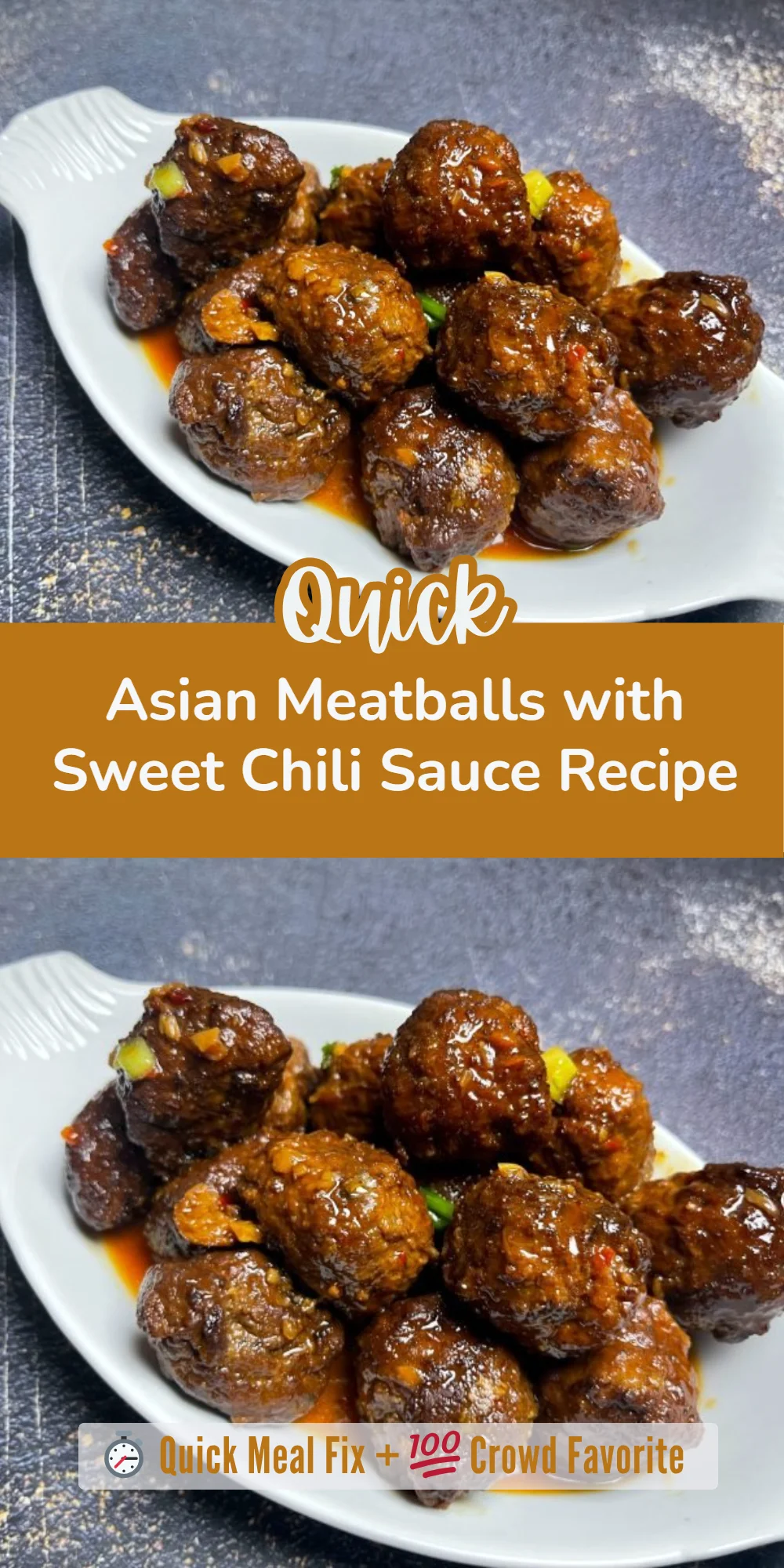 Asian Meatballs with Sweet Chili Sauce Recipe