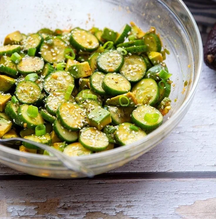 Asian-Style Cucumber Avocado Salad