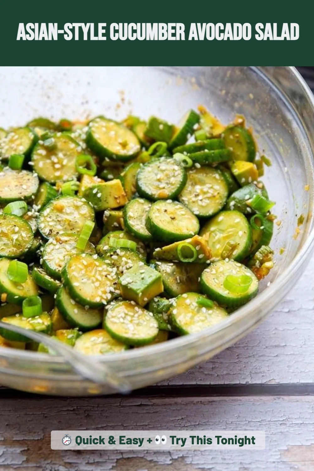 Asian-Style Cucumber Avocado Salad