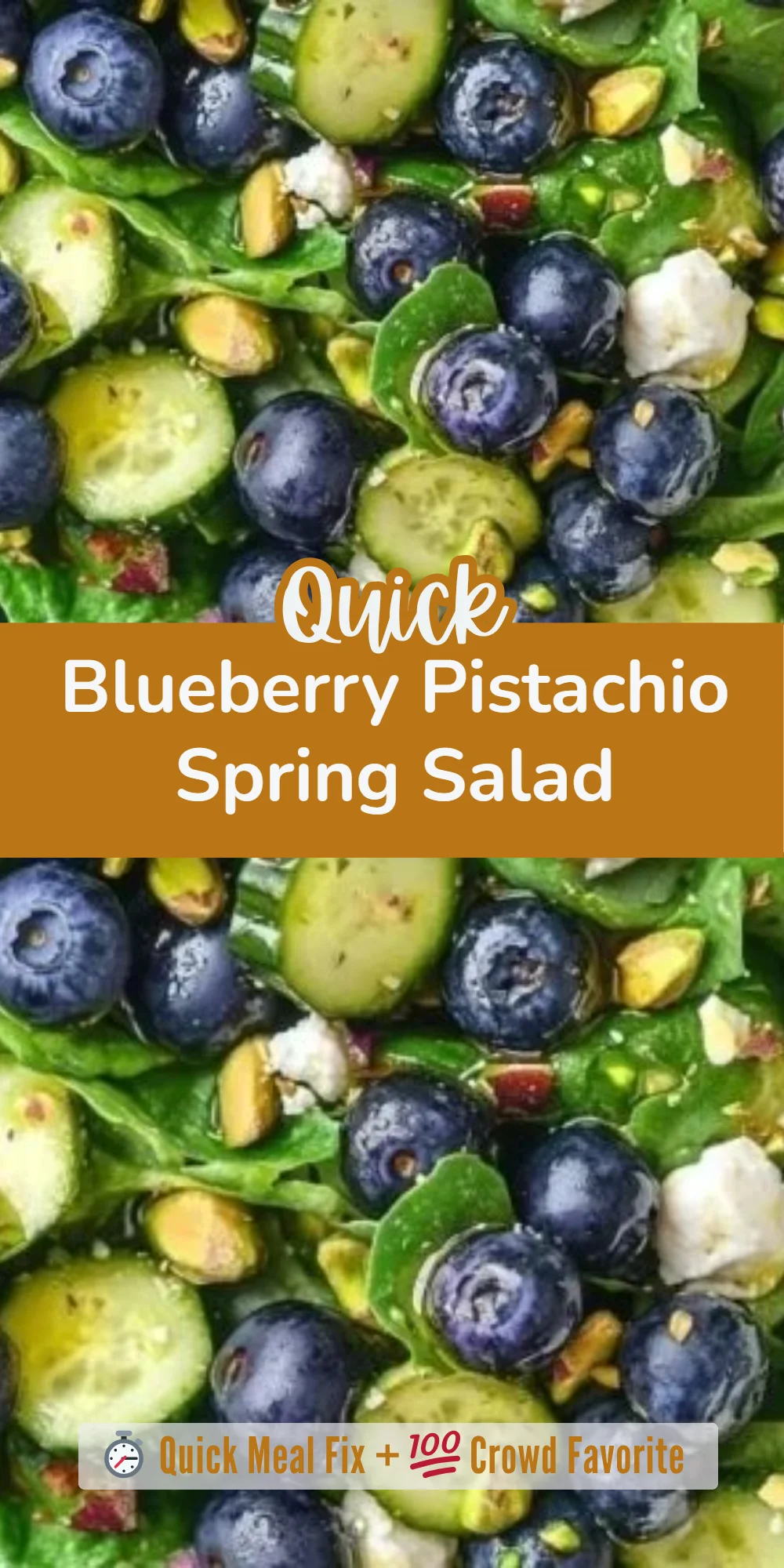 Blueberry Pistachio Spring Salad