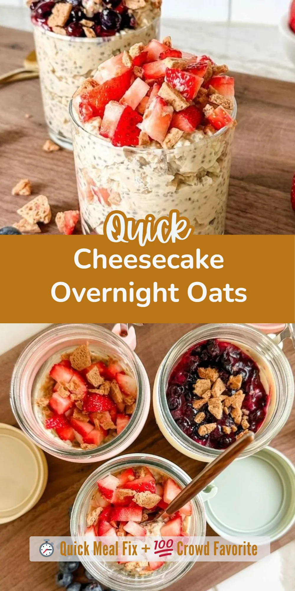 Cheesecake Overnight Oats