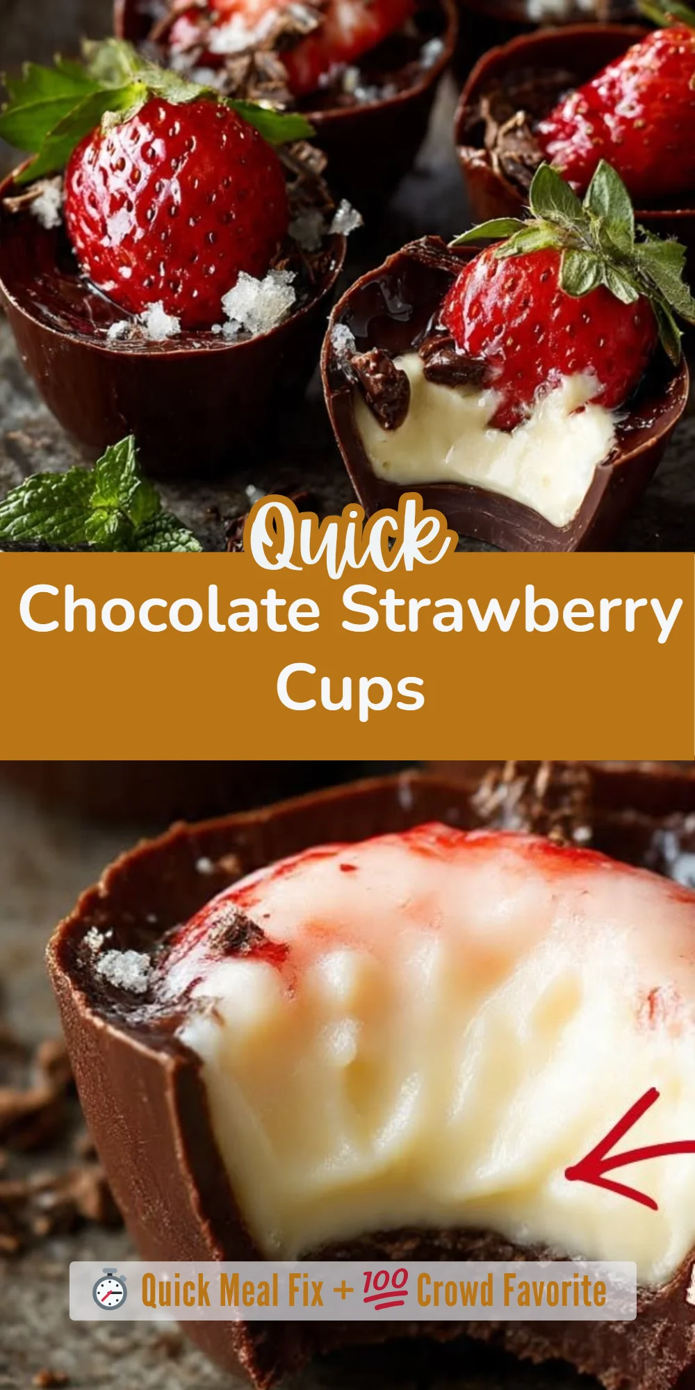 Chocolate Strawberry Cups