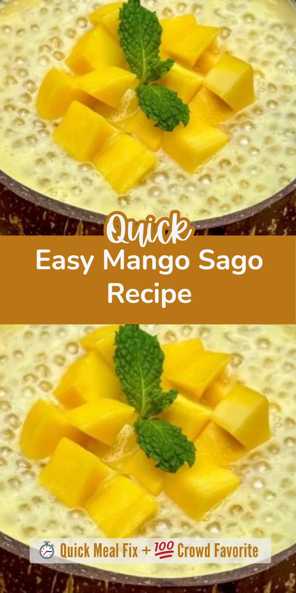 Easy Mango Sago Recipe
