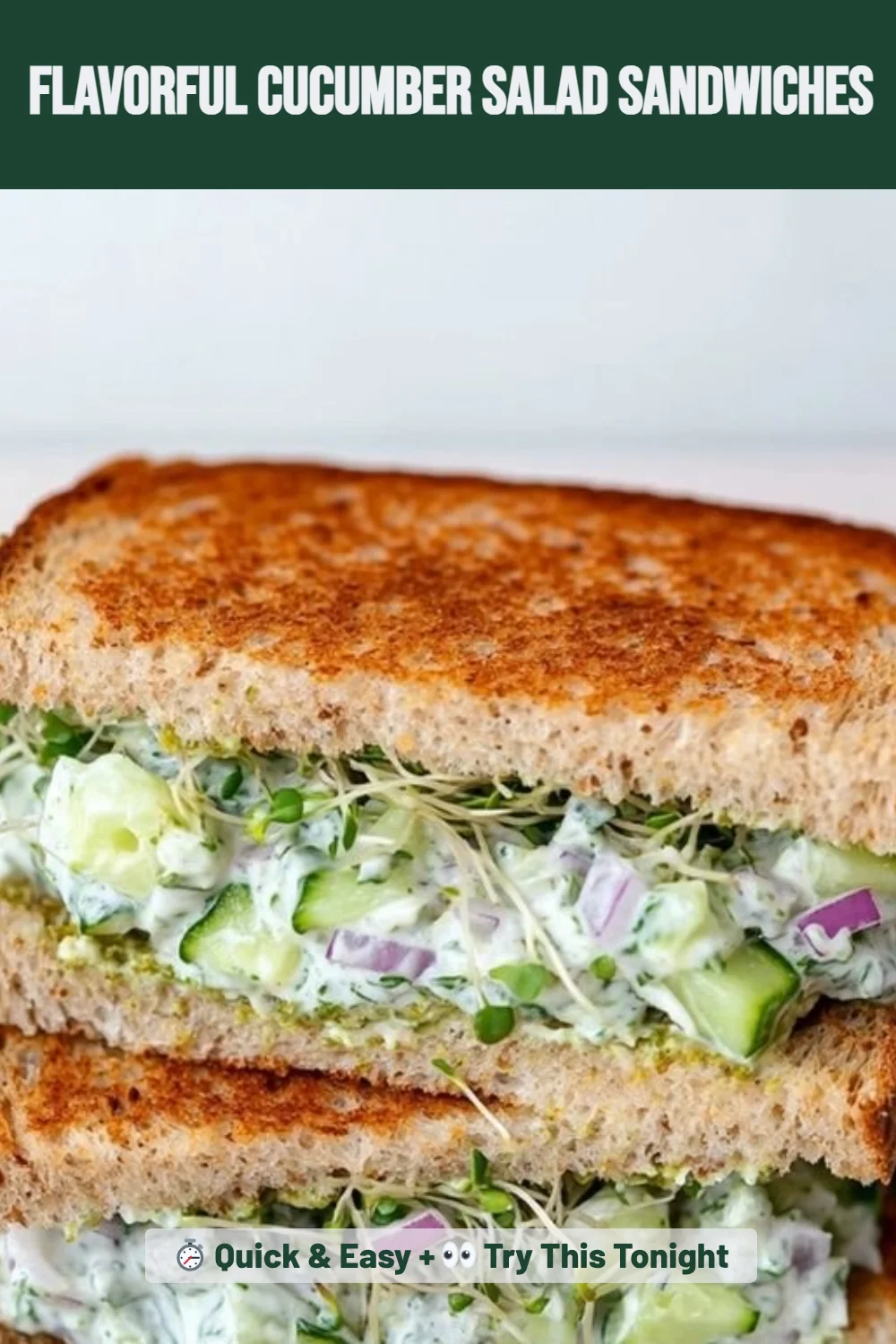 Flavorful Cucumber Salad Sandwiches