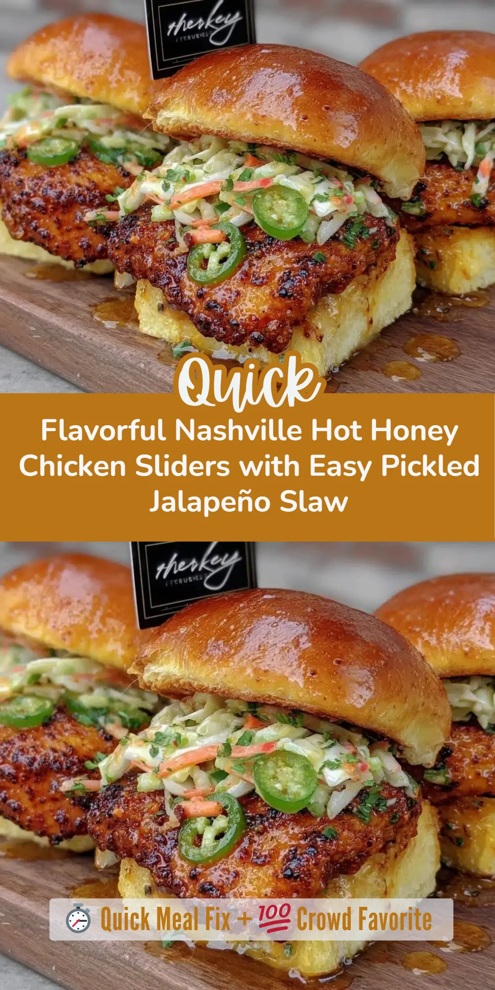 Flavorful Nashville Hot Honey Chicken Sliders with Easy Pickled Jalapeño Slaw