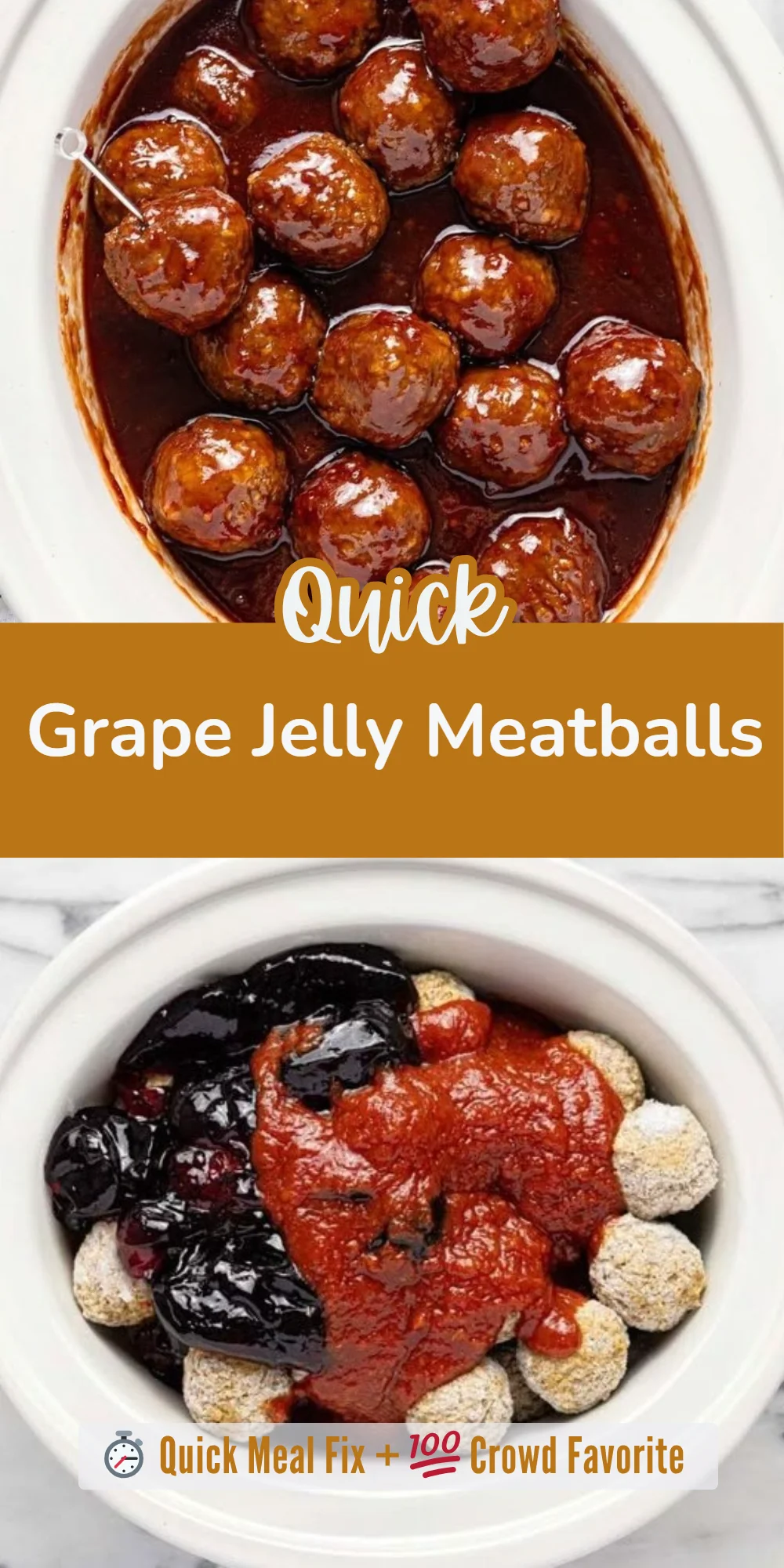 Grape Jelly Meatballs