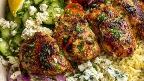 Greek Chicken Bowls