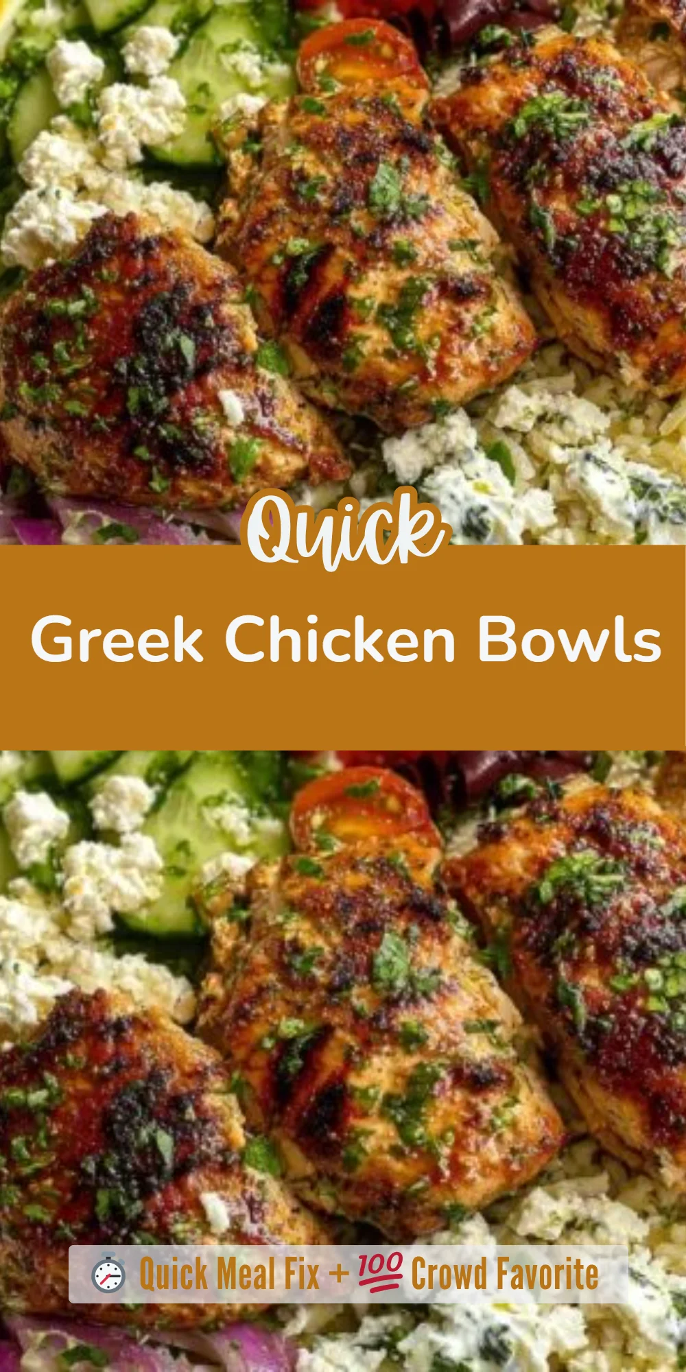 Greek Chicken Bowls