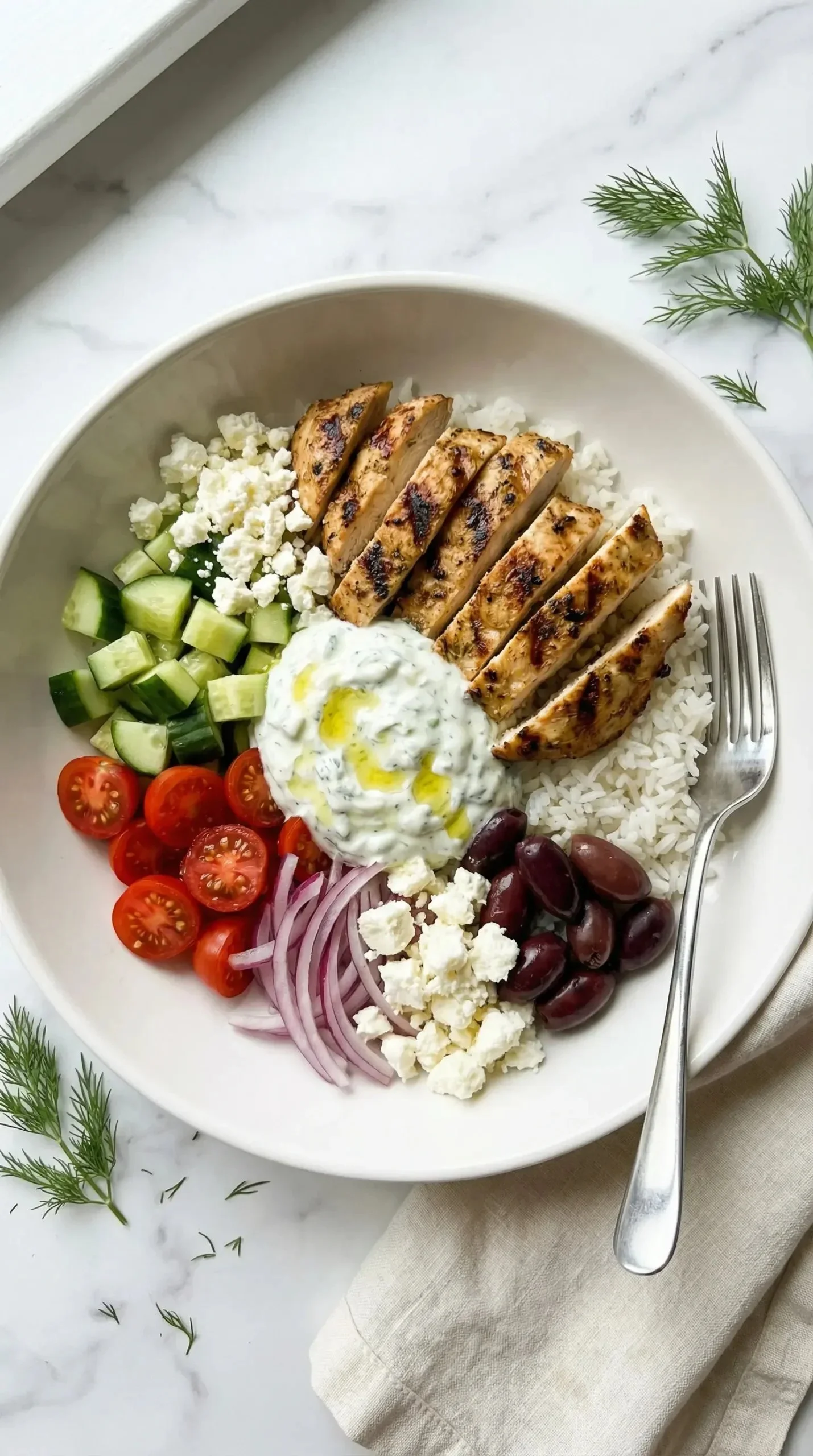 Greek Chicken Bowls