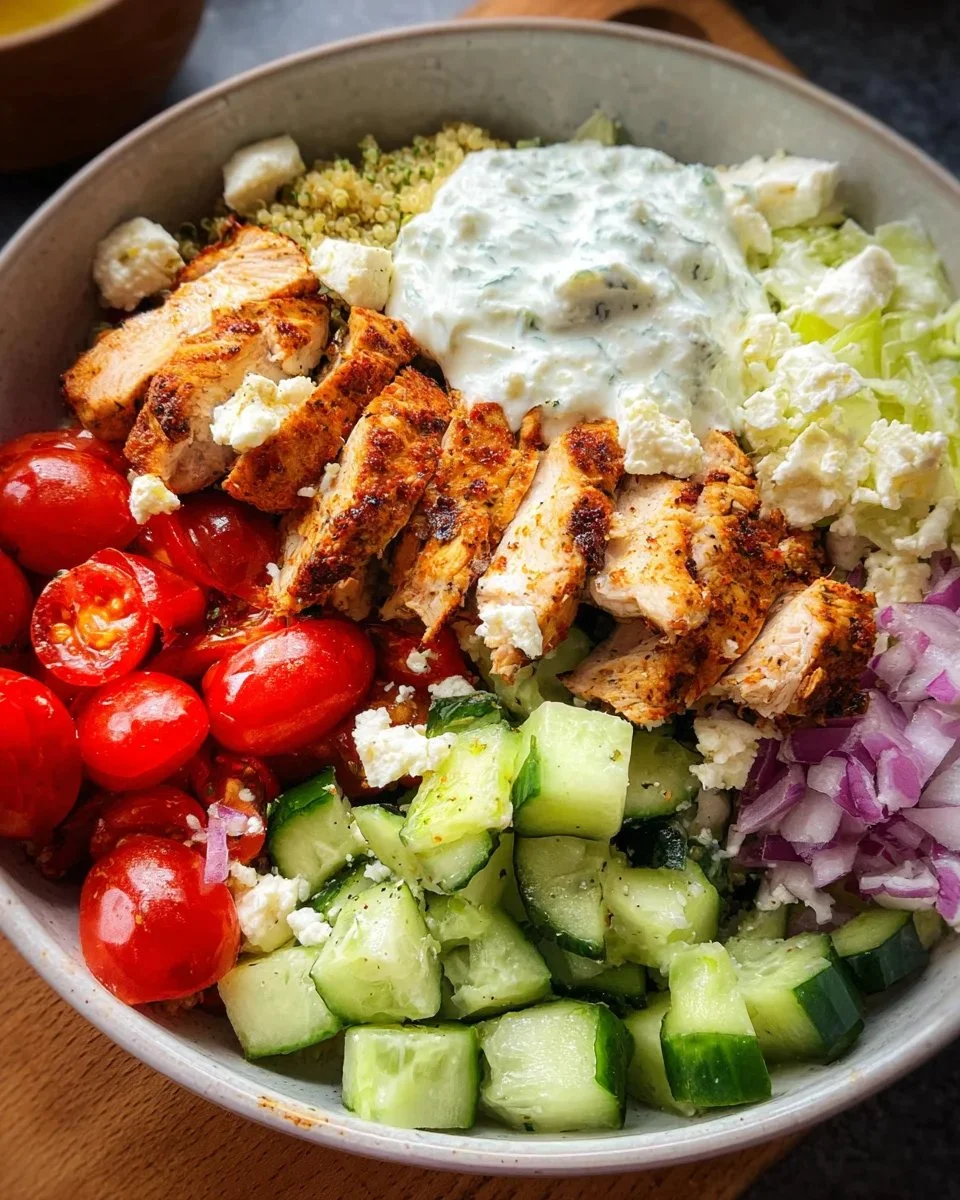 Greek Chicken Bowls