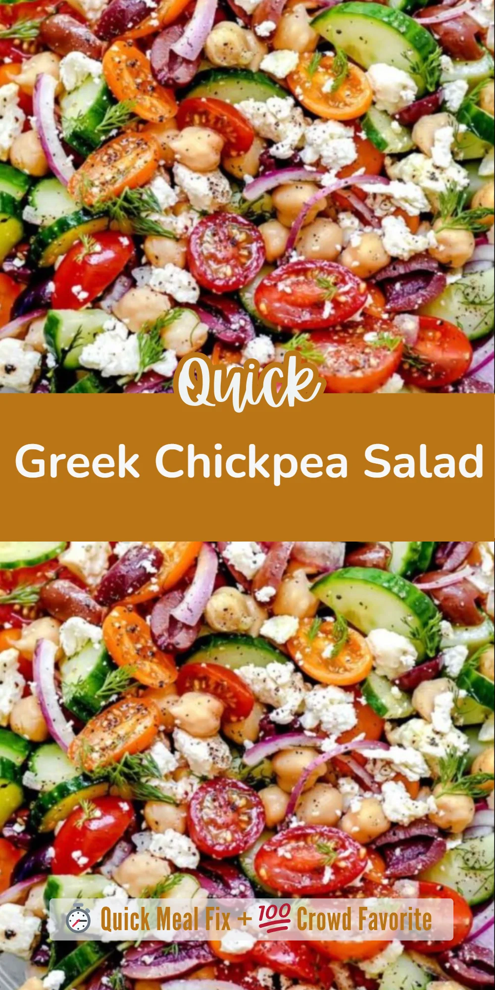 Greek Chickpea Salad