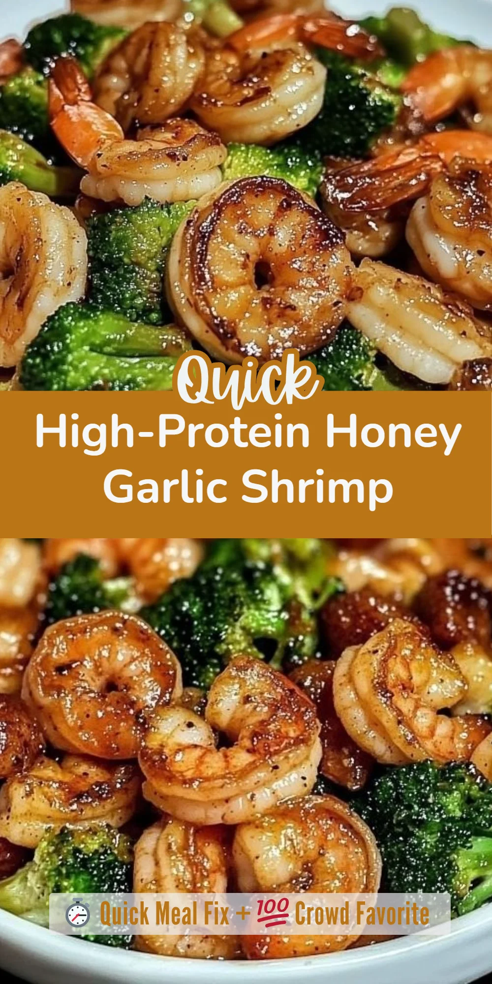 High-Protein Honey Garlic Shrimp