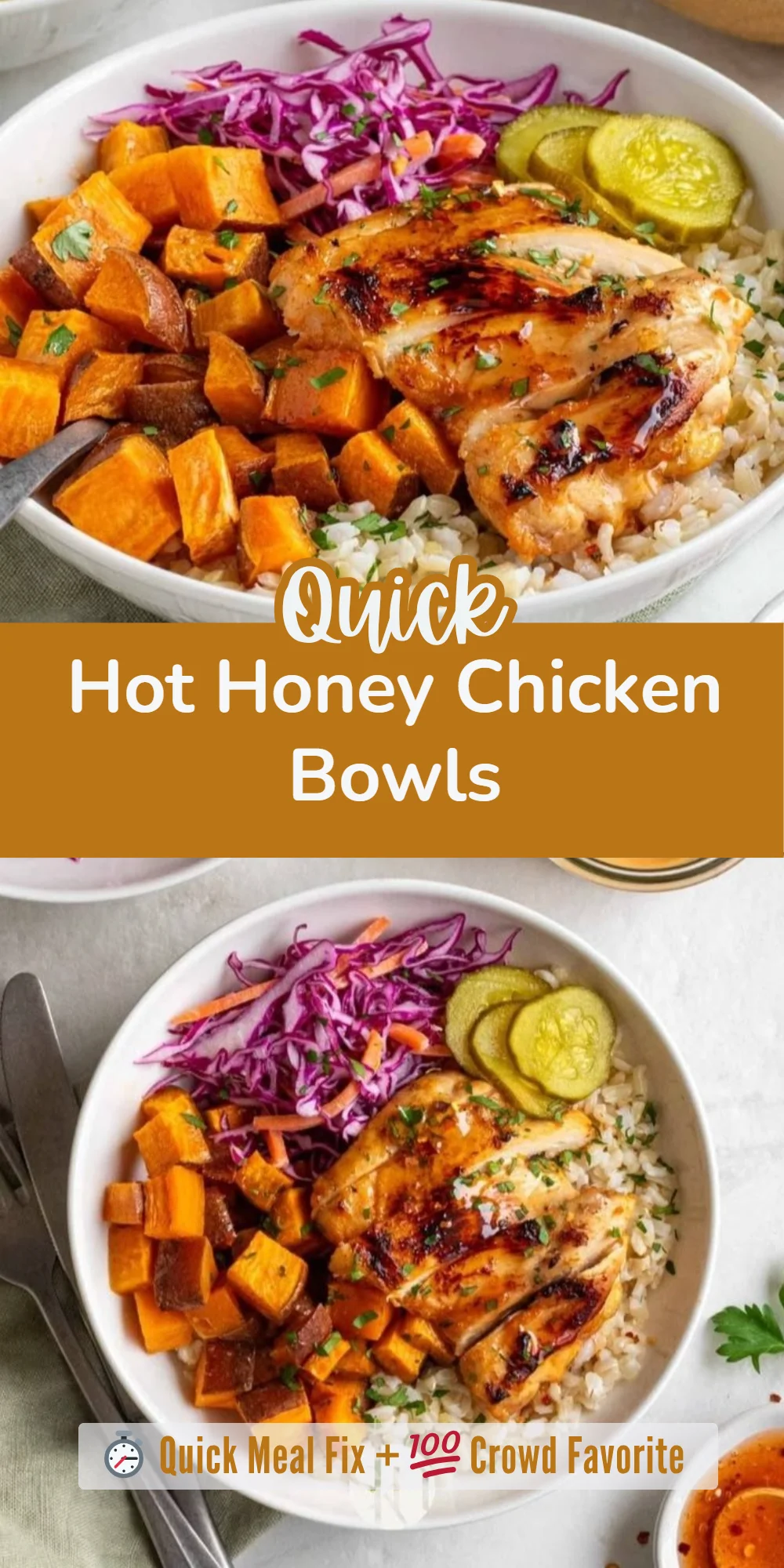 Hot Honey Chicken Bowls