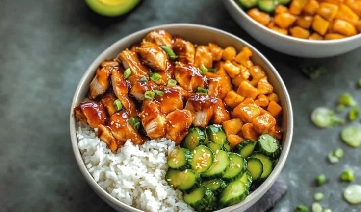 Hot Honey Chicken Bowls