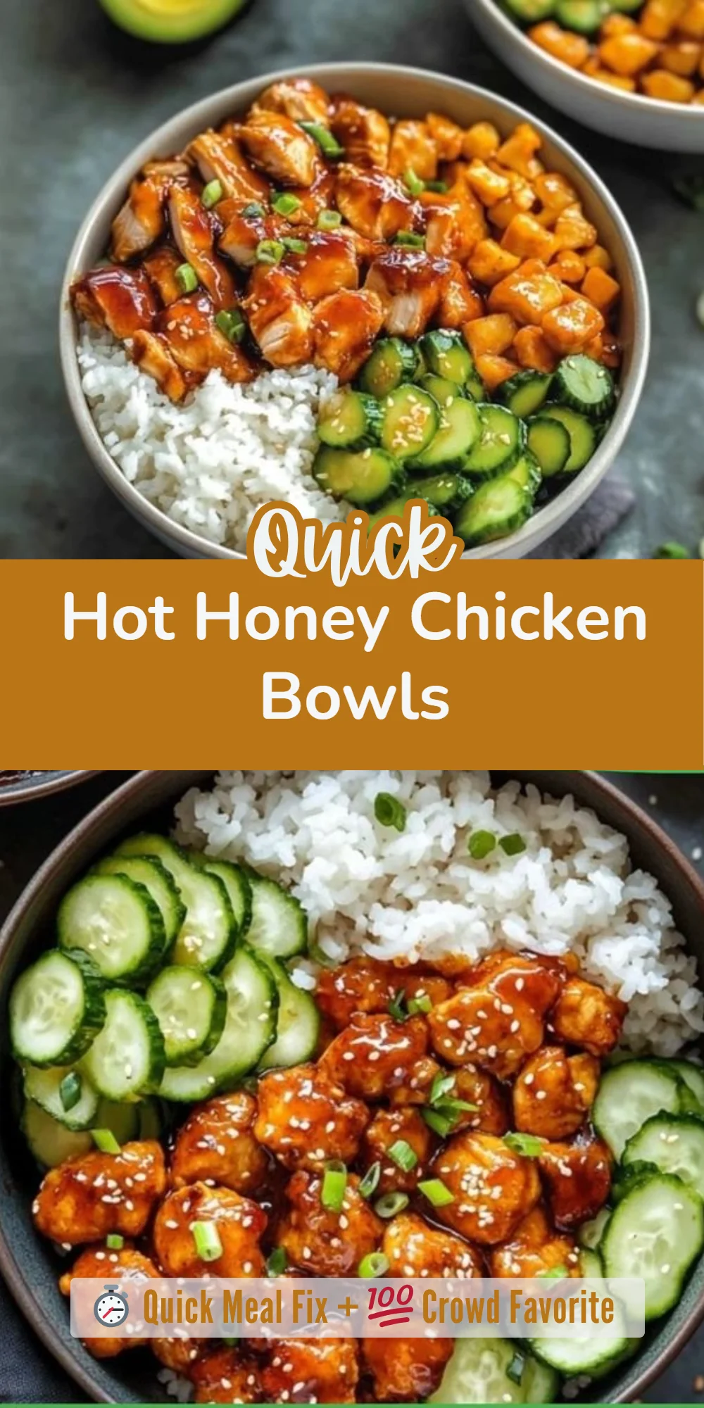 Hot Honey Chicken Bowls